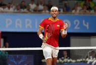 Rafael Nadal at the Paris Olympics 2024. (Photo: Getty)